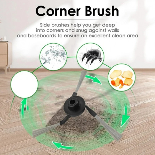 Pour le remplacement de l'aspirateur robot Dreame X40 Pro / X40 Ultra, spécifications : brosse à poils SH9104440-05